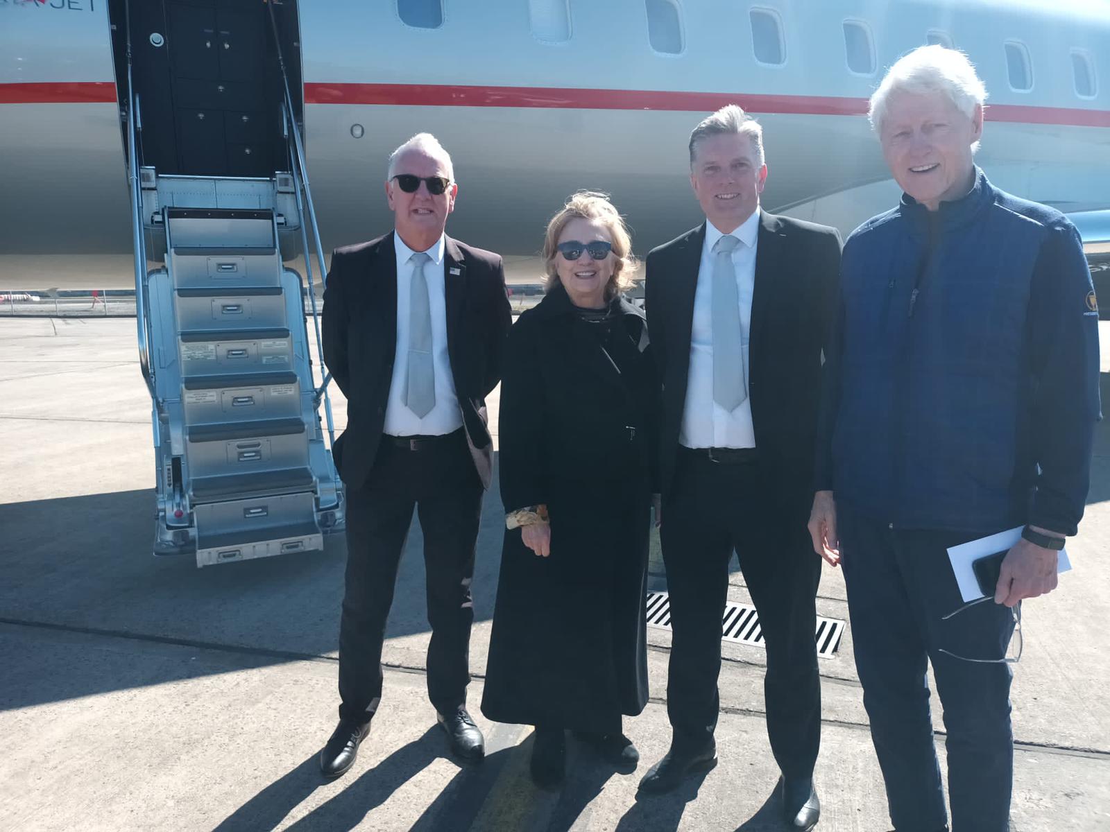 Robert with #POTUS Bill Clinton and his wife Senator Hillary Clinton.